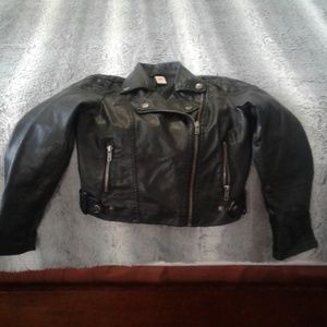 Girls leather jacket